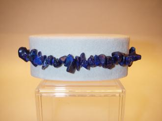 Lapis lazuli, náramok na gumičke